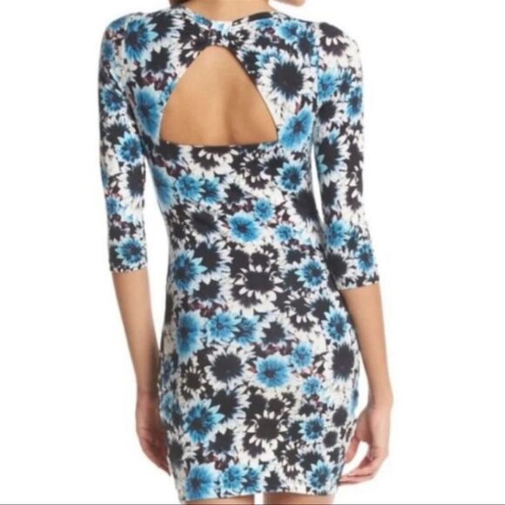 Guess Blue‎ Daisy Bow Back Mini Dress - Picture 4 of 13